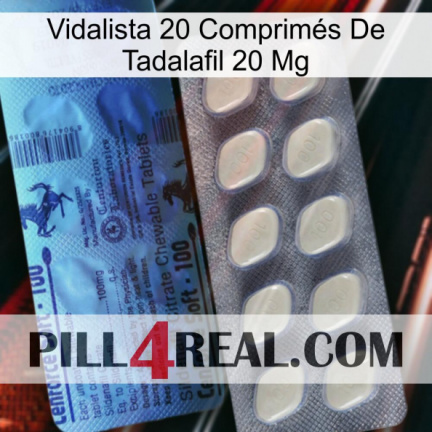 Vidalista 20 Comprimés De Tadalafil 20 Mg 34
